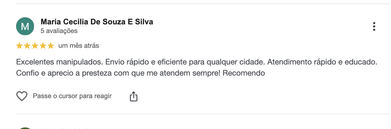 Avaliação de cliente 3